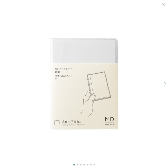 MD NOTEBOOK COVER A7 CLEAR A (35657006)