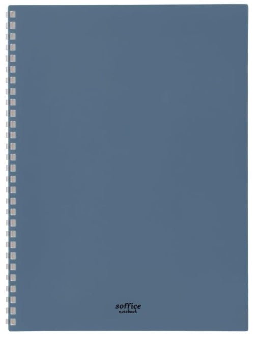 SOFFICE NOTEBOOK SEMI B5 SIZE SLATE BLUE (N3204-11)