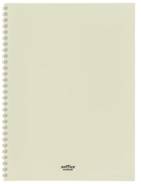 SOFFICE NOTEBOOK SEMI B5 SIZE OFF WHITE (N3204-1)