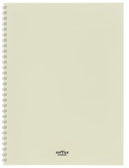 SOFFICE NOTEBOOK SEMI B5 SIZE OFF WHITE (N3204-1)