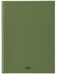 SOFFICE NOTEBOOK SEMI B5 SIZE OLIVE (N3204-22)