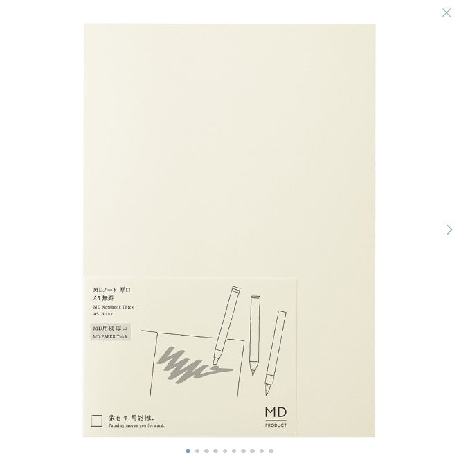 MD NOTEBOOK THICK A5 BLANK A (15394006)